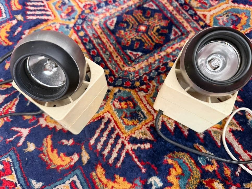 Paire de spots magnétiques OSRAM 41601 Vintage 70s, Ophalen, Gebruikt