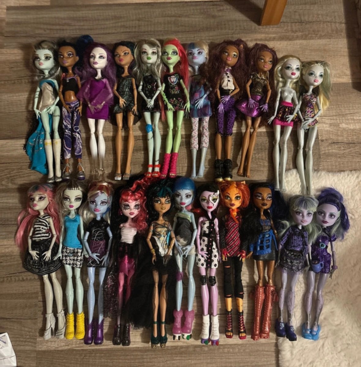 Monster high collectie van 22 poppen, Collections, Poupées, Enlèvement, Utilisé, Poupée