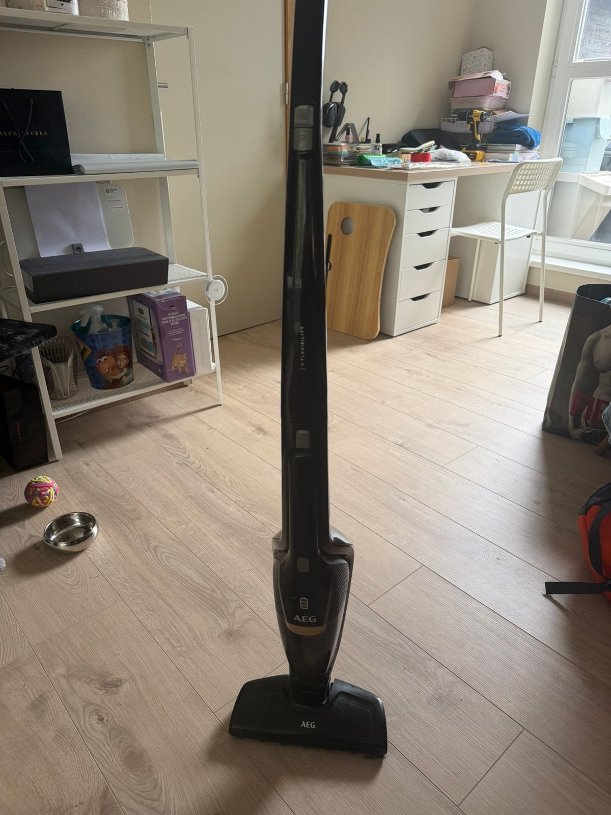AEG 2 in 1 steelstofzuiger, Sans fil, Comme neuf, Enlèvement, Aspirateur de table