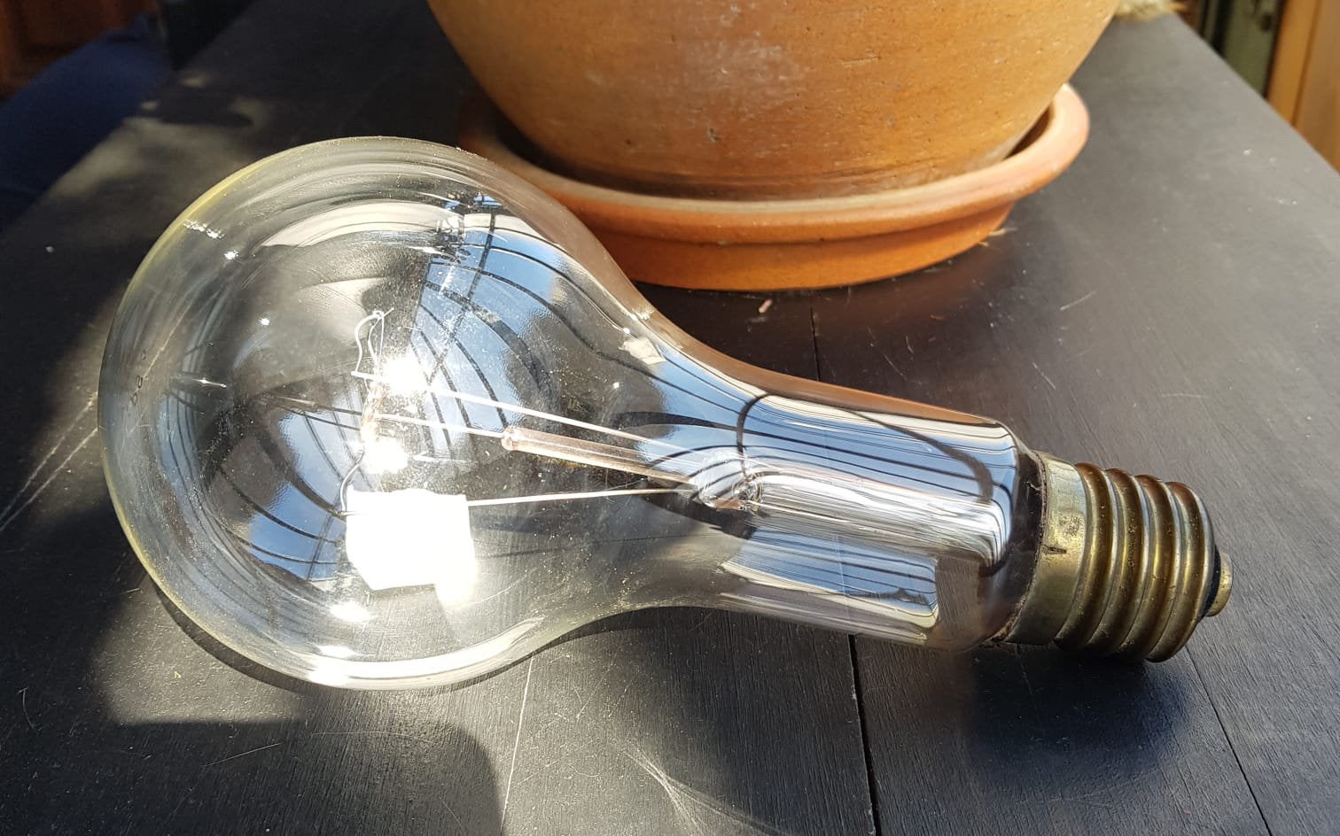 Oude Philips lampen E40(Goliath)140 V 300W-3stuks, Ophalen, Zo goed als nieuw, Philips, E40