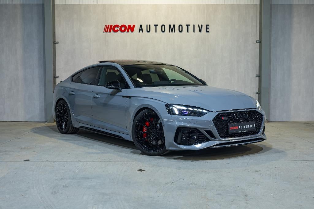 AUDI RS5 SPORTBACK 2.9T - NARDO | B&O | PANO | MATRIX | CRBN, Auto's, Audi, Bedrijf, Te koop, RS5, 360° camera, 4x4, ABS, Achteruitrijcamera