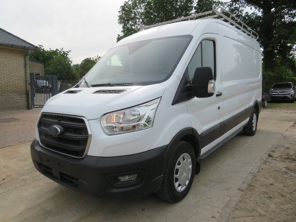 Ford Transit 2.0tdci - L2H2 Dakrek - 84.311km - 2021 - €6d, Auto's, Bestelwagens en Lichte vracht, Voorwielaandrijving, Stof, 4 cilinders