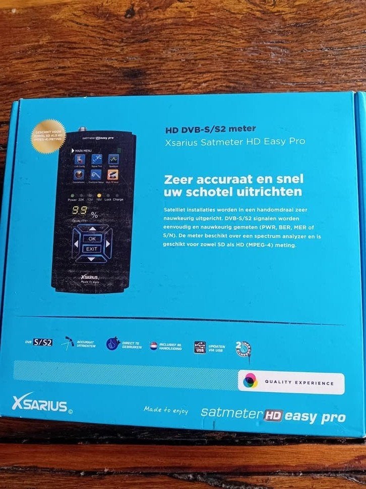 Satelliet.zoeker. professionele., Ophalen