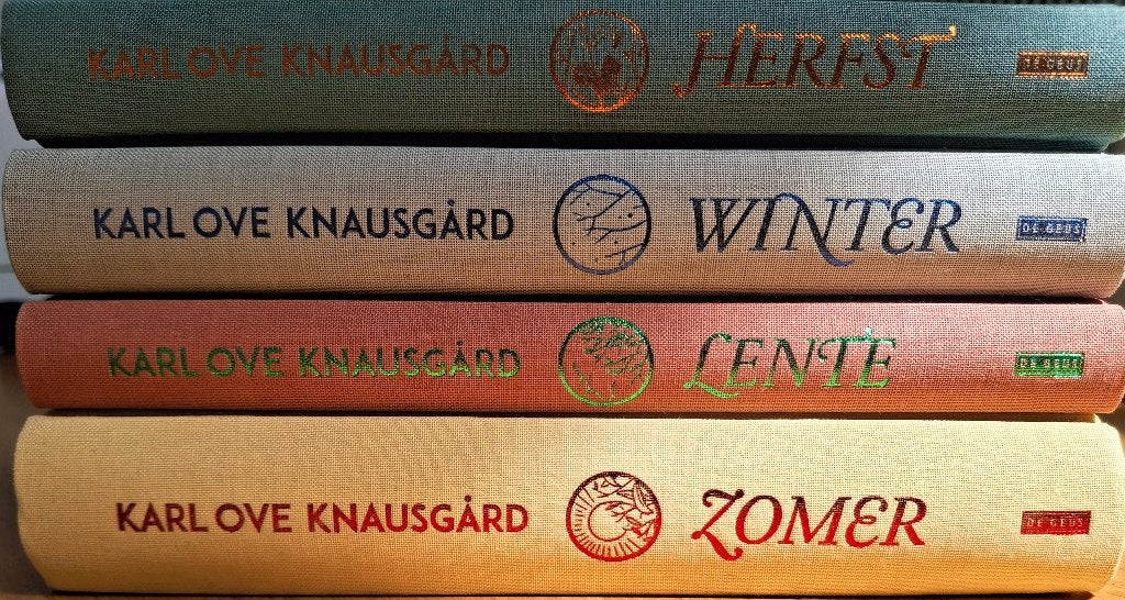 Karl Ove Knausgard Seizoenen : COMPLEET luxe editie, Boeken, België, Ophalen of Verzenden, Zo goed als nieuw, Karl Ove Knausgard