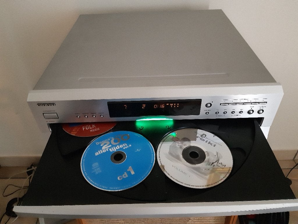 Onkyo DX-C 390 6 CD player,, Ophalen, Gebruikt, Wisselaar