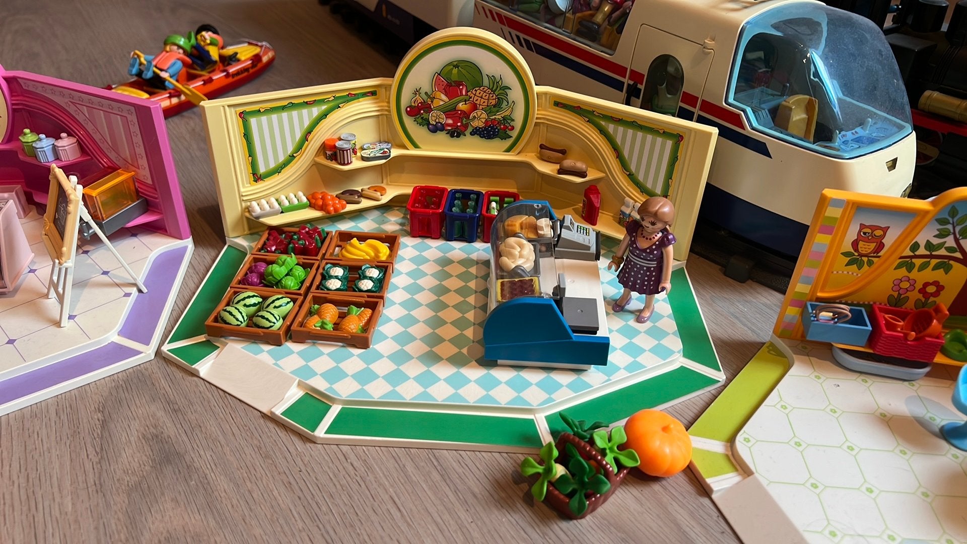 Groentenwinkel Playmobil, Kinderen en Baby's, Ophalen, Gebouw, Complete set, Nieuw