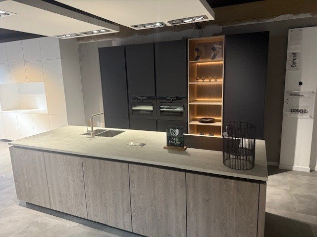 CUISINE D'EXPOSITION IXINA À UN PRIX AVANTAGEUX !, Maison & Meubles, Enlèvement, Neuf, Granit ou Pierre, Sans poignée