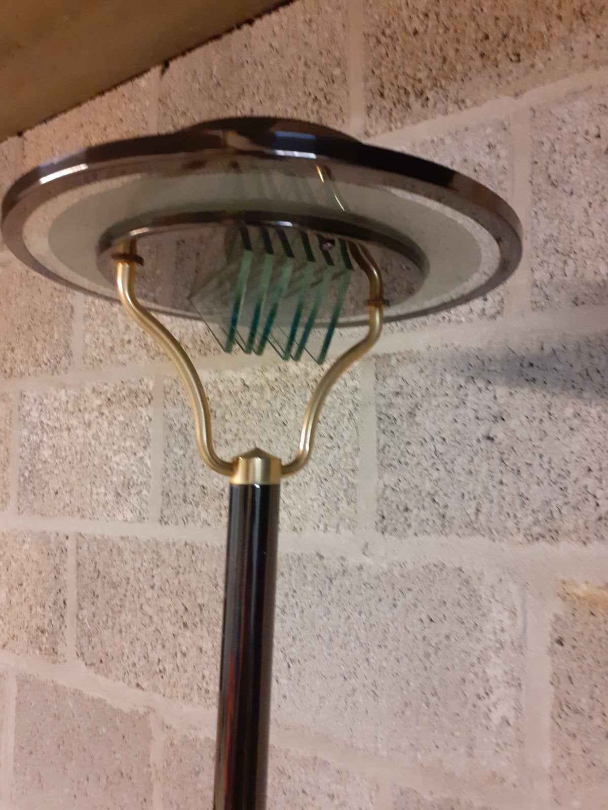 luster en staanlamp, Ophalen, Gebruikt, Glas, Modern