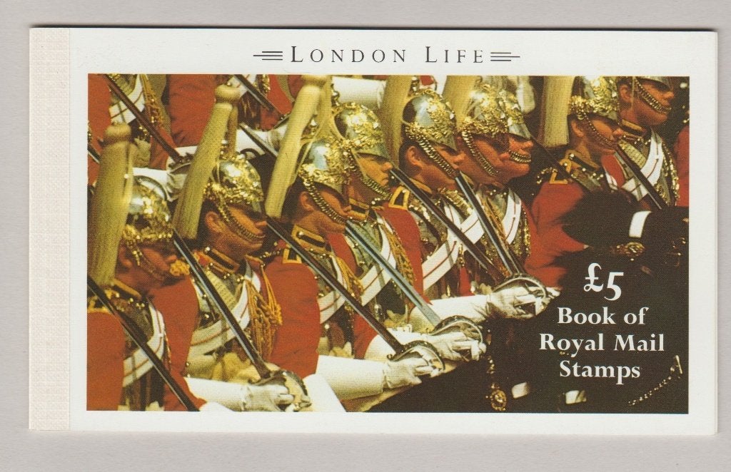 Carnet de prestige GB 1990 à 5£ SG DX11 London Life **, Envoi, Non oblitéré