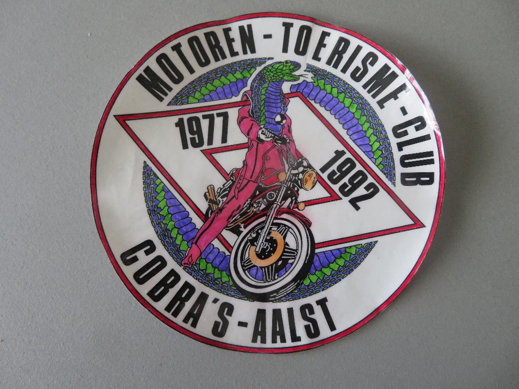 soort sticker patch ontwerp ? MTC Moto Club Cobra,s Aalst, Envoi, Comme neuf