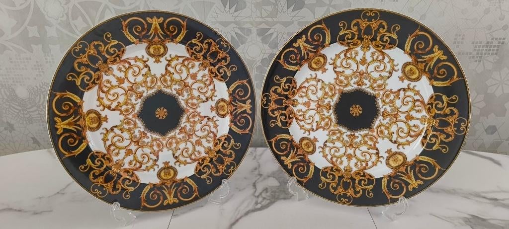 2 assiettes Rosenthal Versace Barocco, Ophalen