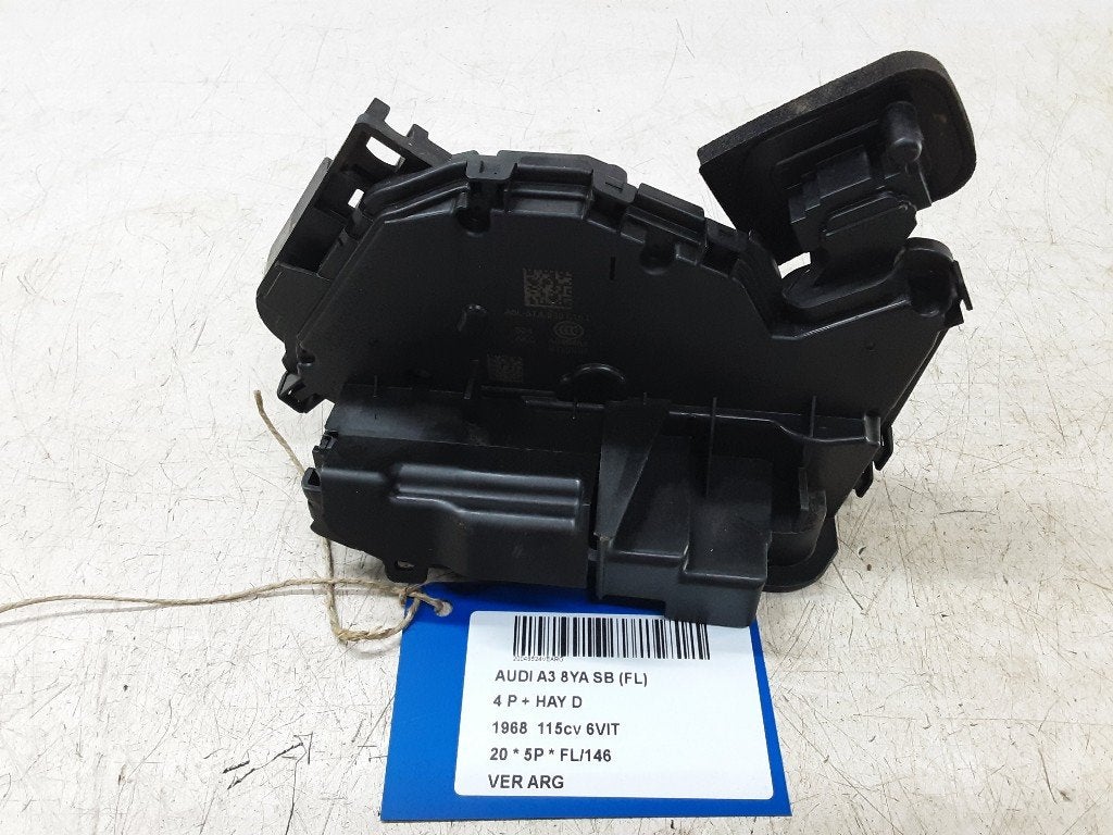 SERRURE DE PORTE ARRIÈRE GAUCHE Audi A3 Sportback (8YA), Utilisé, Arrière, Audi