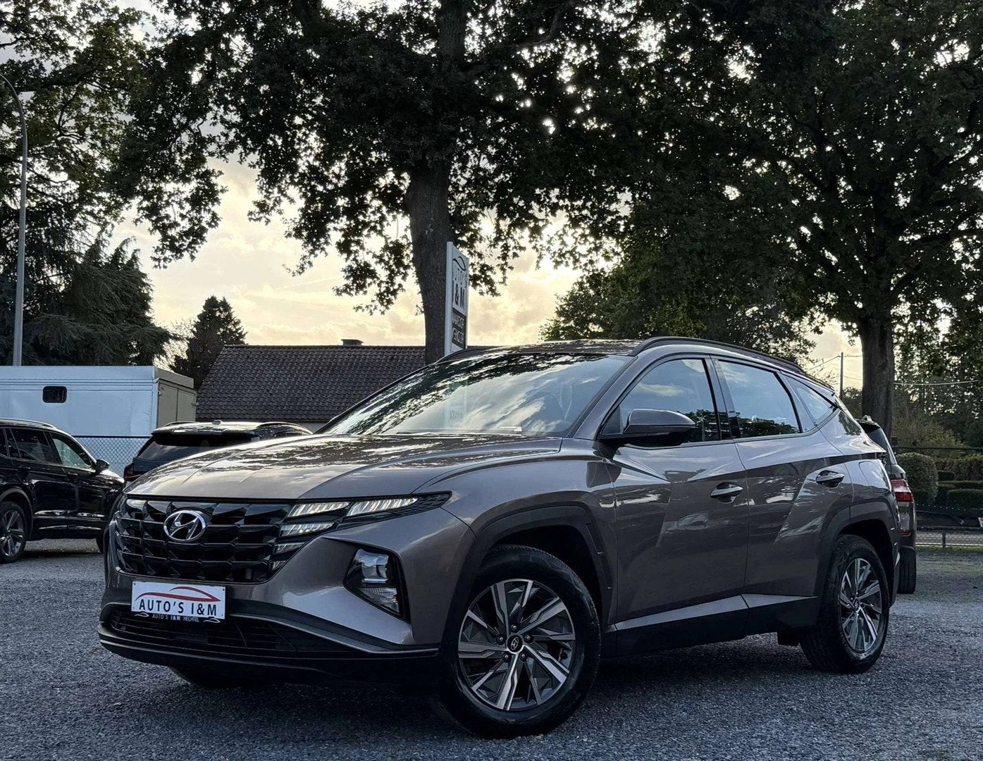 Hyundai Tucson 1.6 T-GDi 2021 Camera Carplay Lijnass. Garant, Stof, Gebruikt, 110 kW, 4 cilinders