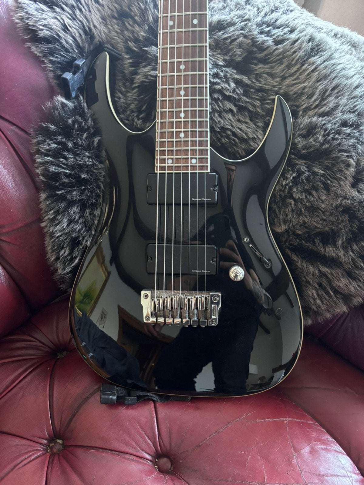 Ibanez RGA7 met Seymour Duncan Blackouts, Muziek en Instrumenten, Snaarinstrumenten | Gitaren | Elektrisch, Ophalen, Gebruikt