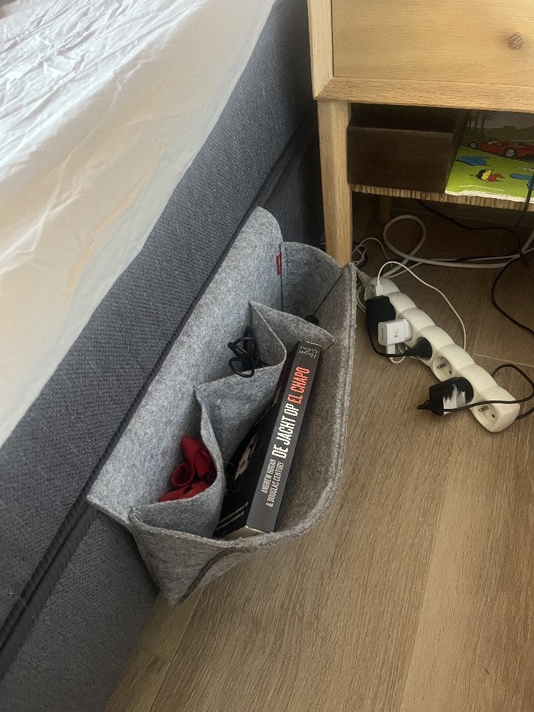 Handige bedside organizer te koop ️, Huis en Inrichting, Ophalen, Gebruikt