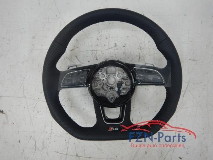 Audi A3 8Y RS3 Stuur MF + F1 + VIEW Leder Leren, Enlèvement ou Envoi, Utilisé
