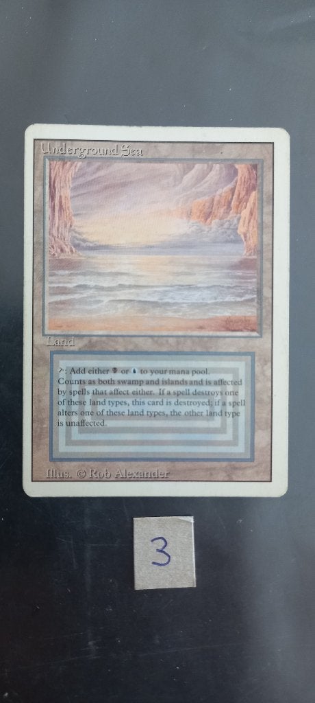 MTG - Underground Sea 3, Enlèvement ou Envoi, Utilisé, Cartes en vrac