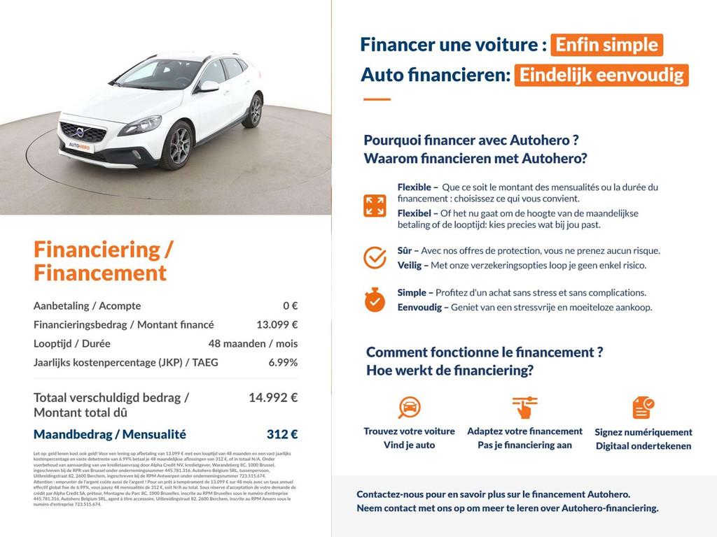 Volvo V40 Cross Country 2.0 D3 Ocean Race (bj 2015), Auto's, Volvo, Voorwielaandrijving, Euro 5, Gebruikt, 1984 cc