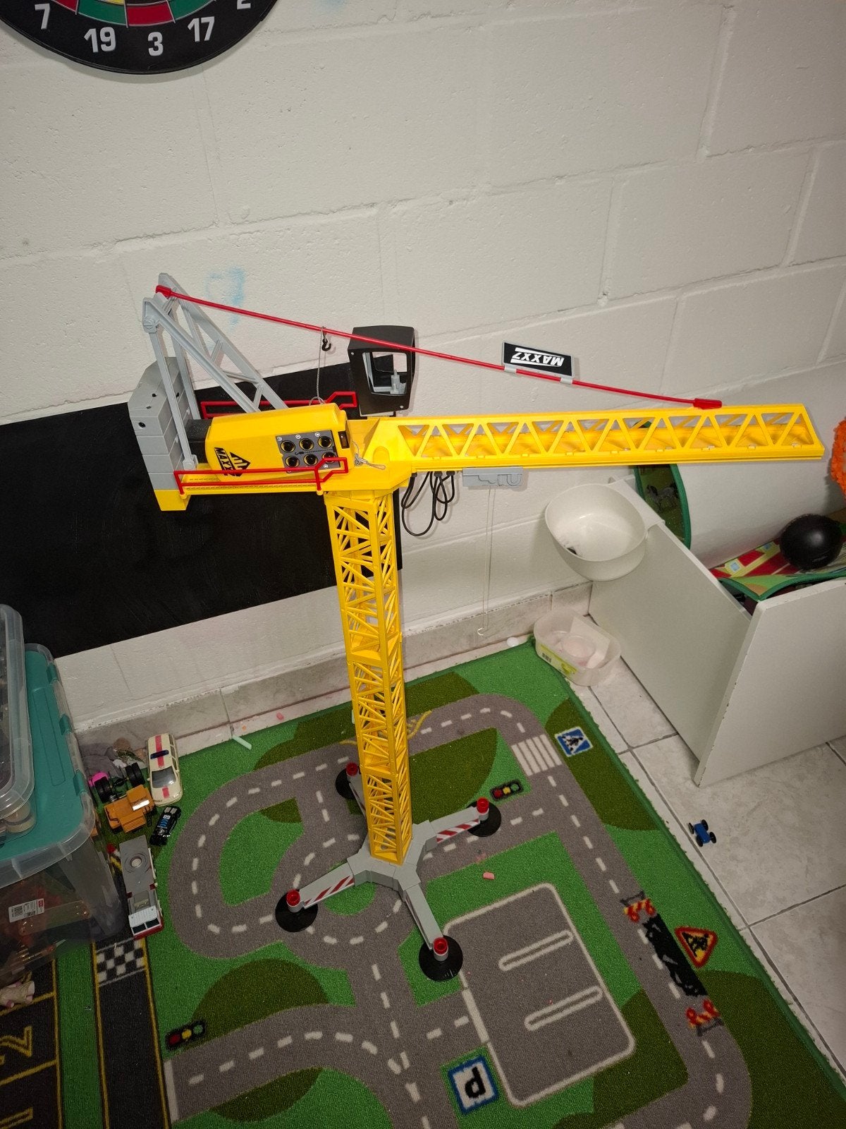 Playmobil kraan, Ophalen, Afstandsbediening