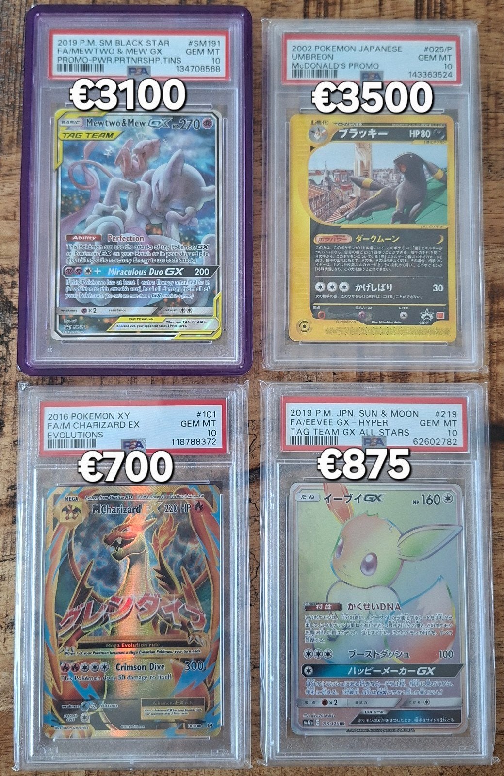 Pokemon PSA 10 Kaarten Te Koop, Ophalen of Verzenden, Nieuw, Meerdere kaarten, Foil