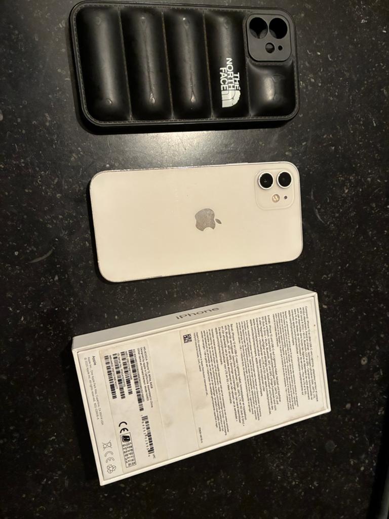 Iphone 12 white 64gb origineel scherm, Gebruikt, Hoesje of Tasje, Ophalen of Verzenden, Rondom bescherming