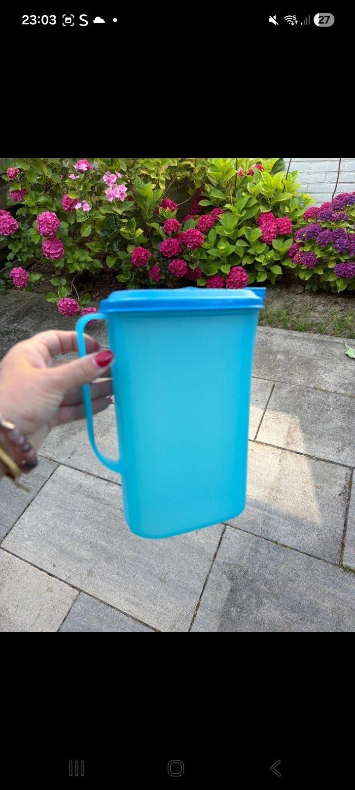 nieuwe schenkkan van tupperware, Ophalen of Verzenden, Nieuw