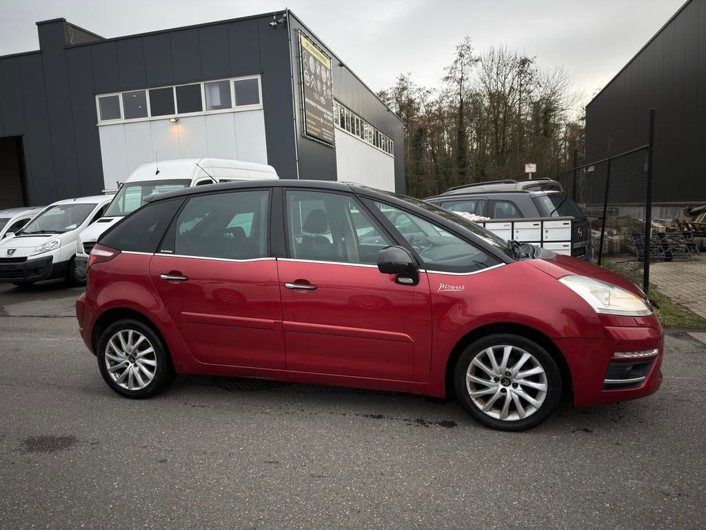 Citroen C4 Picasso exclusief 1.6 HDi AUTOMAAT, Auto's, Citroën, Automaat, Monovolume, 4 cilinders, Leder en Stof