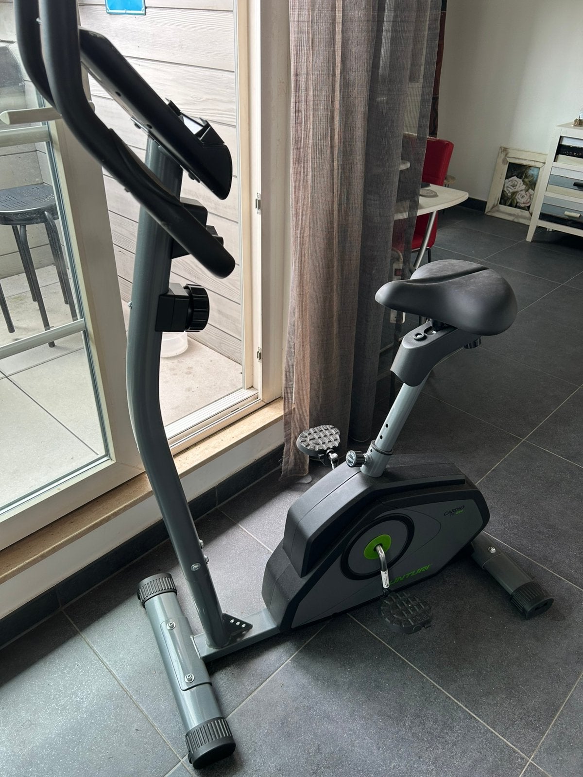 Hometrainer, lage opstap, Enlèvement, Comme neuf, Vélo d'appartement