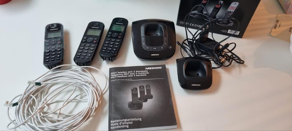 Draadloze telefoon met 3 toestellen, Enlèvement
