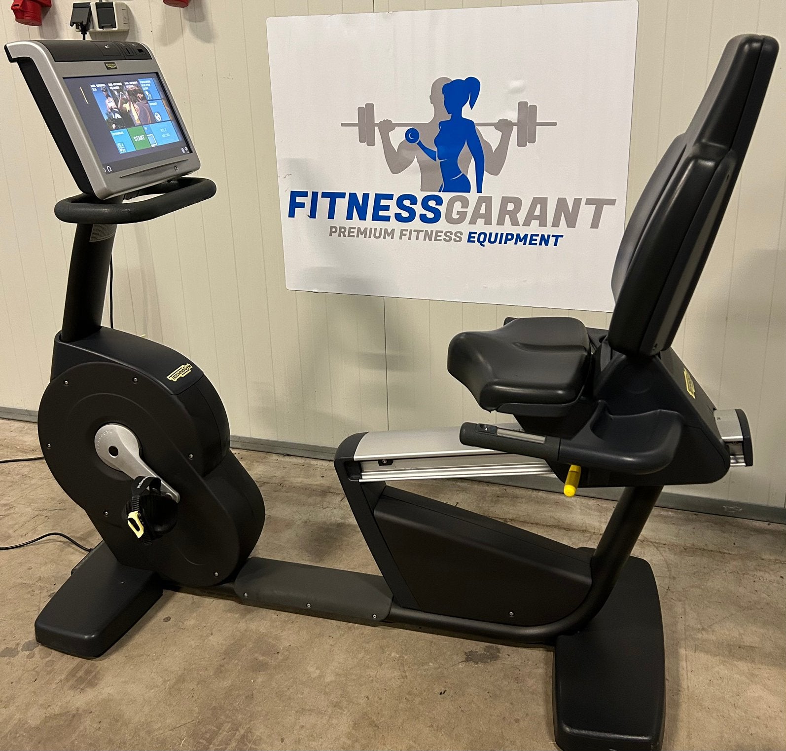 Vélo allongé Technogym Recline Excite+ 700 UNITY NOIR, Enlèvement ou Envoi