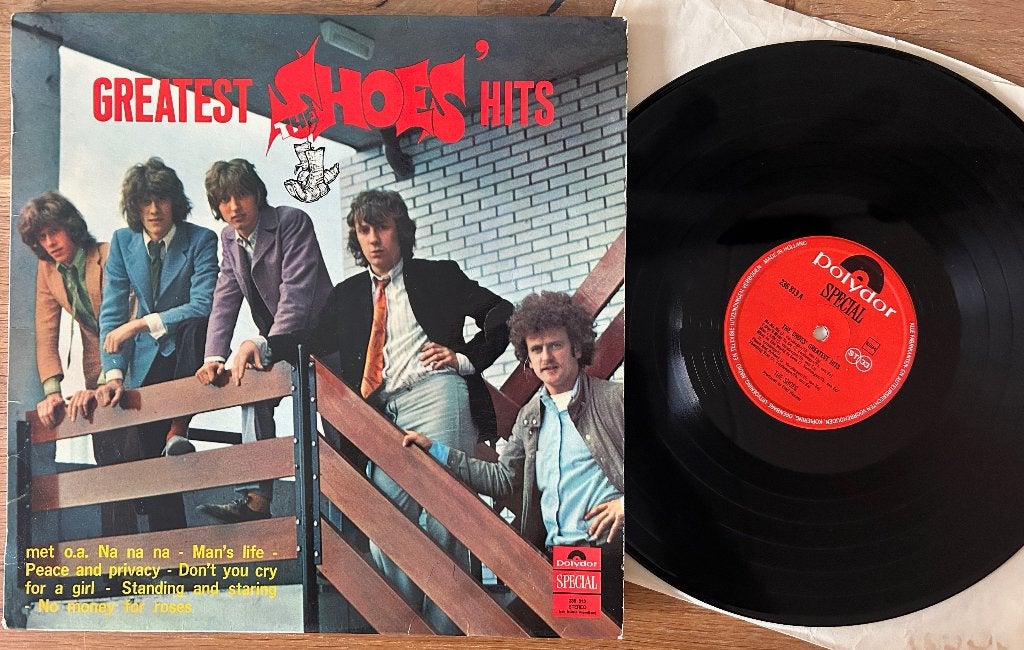THE SHOES - Greatest hits ( LP; EX/VG ), Cd's en Dvd's, Vinyl | Rock, LP, Gebruikt, Originele persing, Ophalen of Verzenden