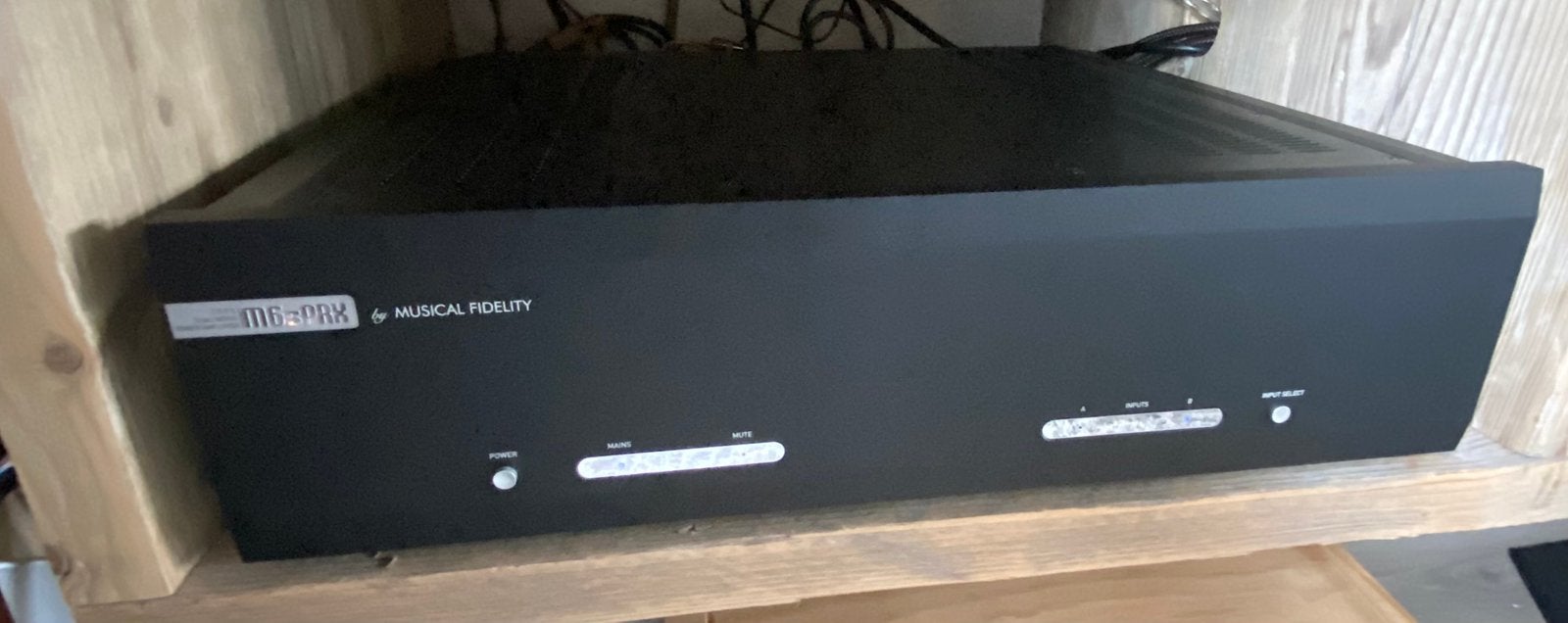 Amplificateur de puissance Musical Fidelity M6S PRX, TV, Hi-fi & Vidéo, Autres marques, Comme neuf, Enlèvement, Stéréo