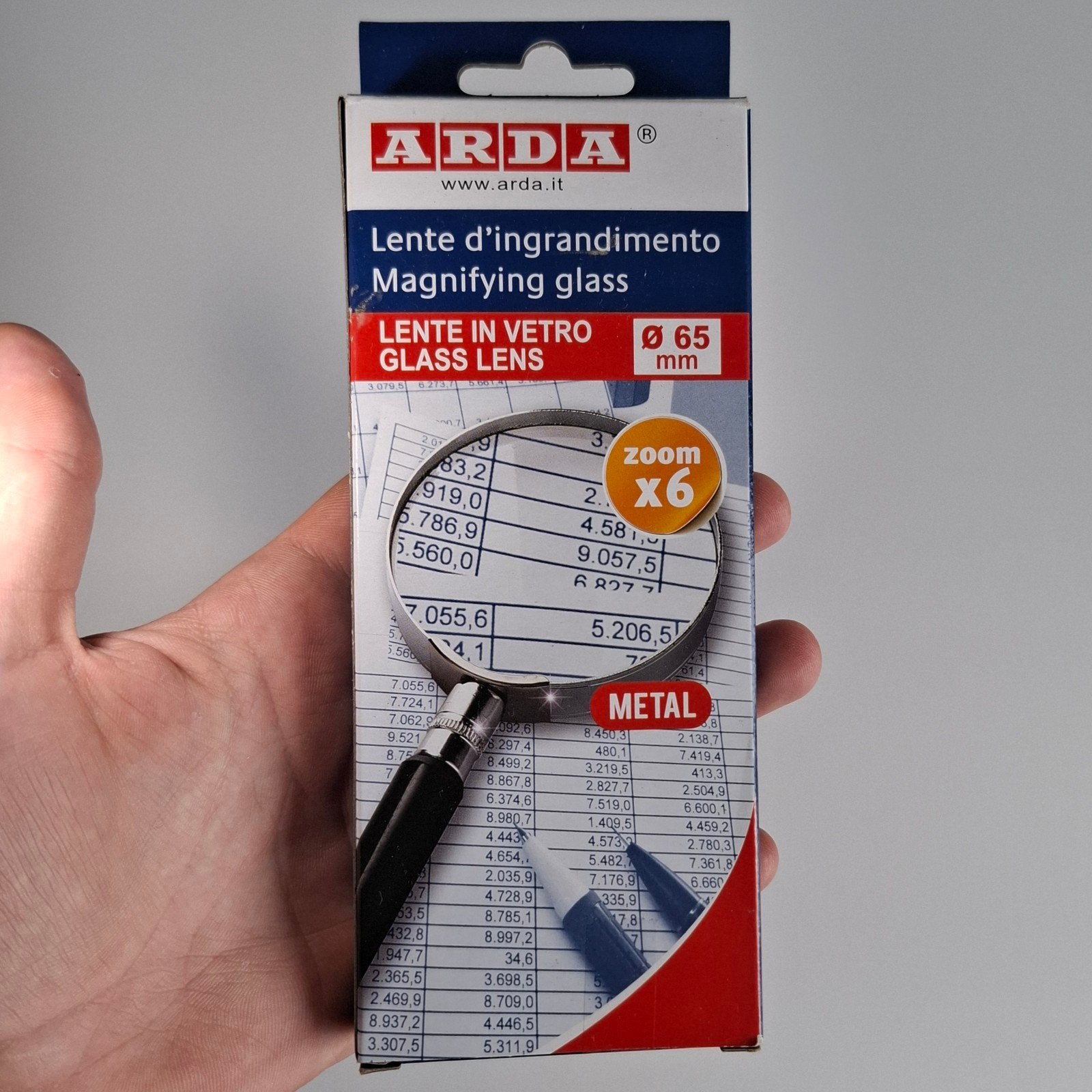 Vergrootglas, loep 6x, Hobby en Vrije tijd, Ophalen of Verzenden
