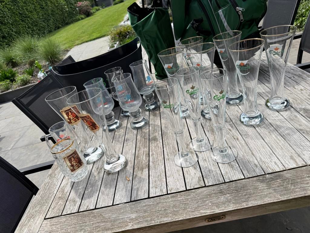 Collector glazen Carlsberg, Verzamelen, Ophalen, Gebruikt