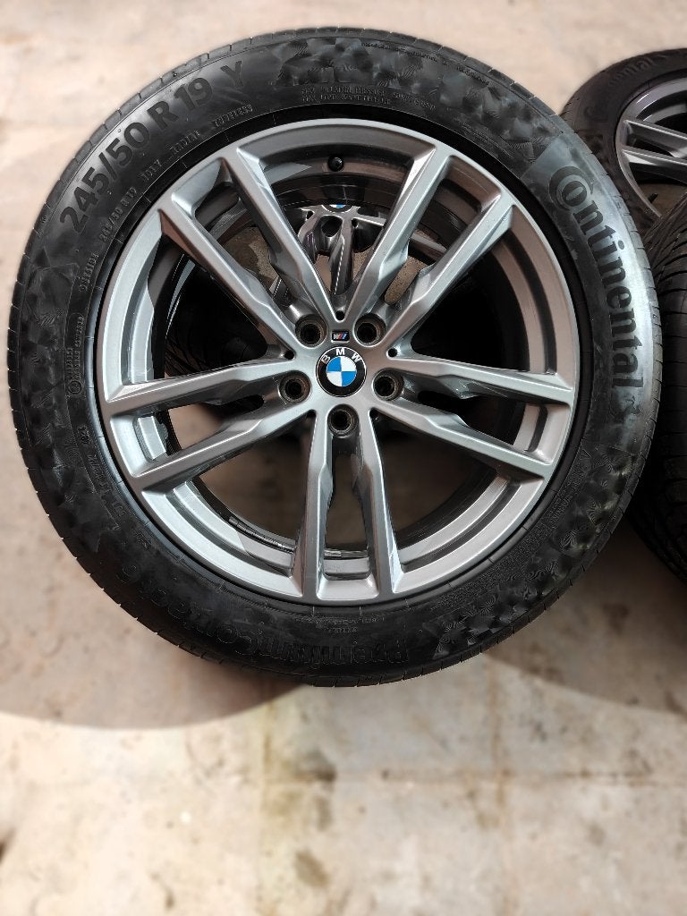 Jantes BMW M 19 pouces x3 + nouveaux pneus d'été Continental, Autos : Pièces & Accessoires, Neuf, Pneus et Jantes, 245 mm, Véhicule de tourisme