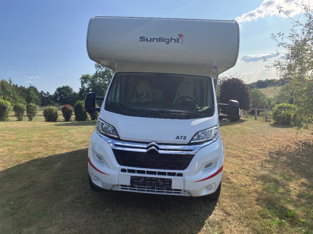 camping car Sunlight A72 état impeccable, Caravans en Kamperen, Mobilhomes, Particulier, Koelkast, Overige merken, Tot en met 6