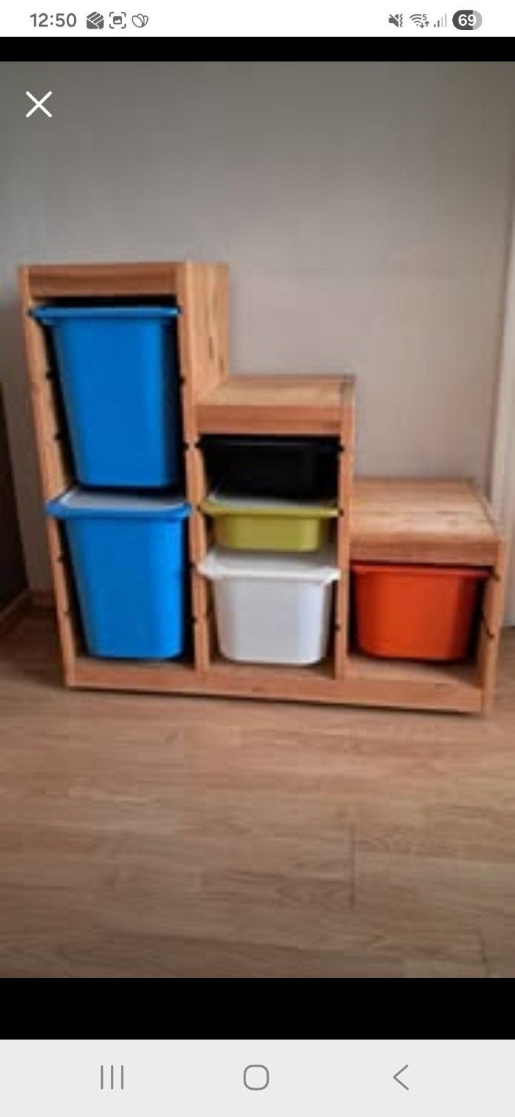 Meuble de rangement en escaliers trofas ikea, Enlèvement