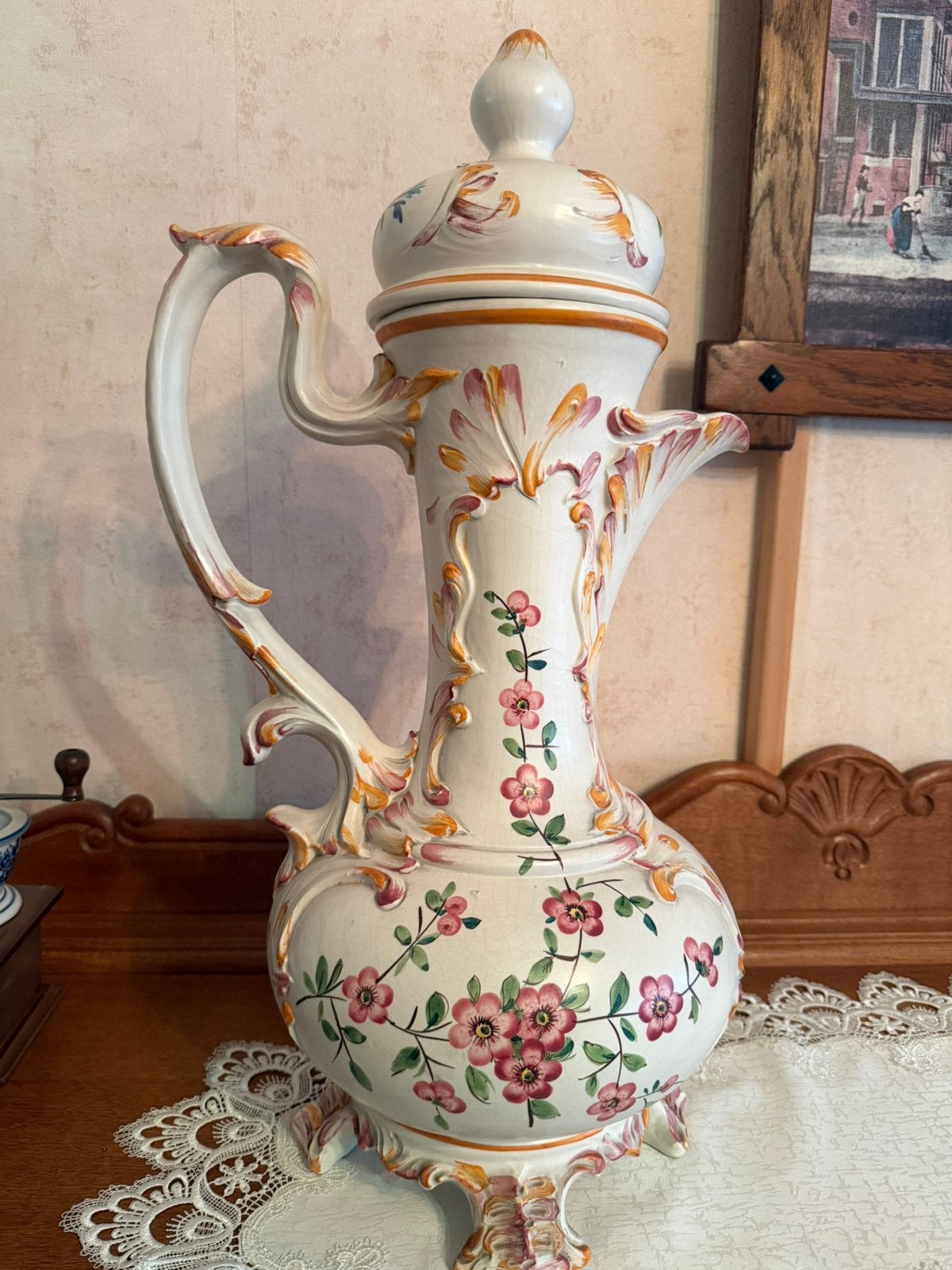 Porseleine vaas vintage meer dan 60 jaar oud!, Ophalen