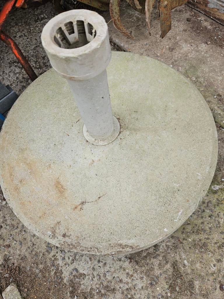 Parasol voet, Ophalen