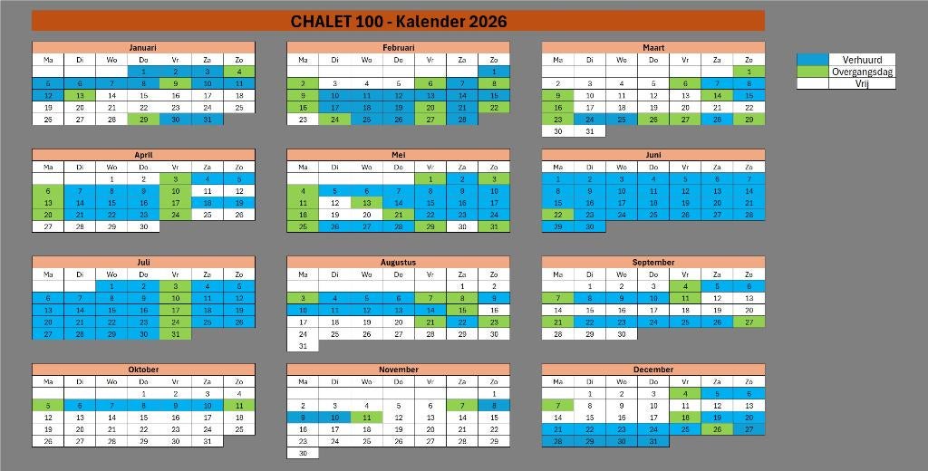 Chalet hartje Ardennen . Nu 20% korting op midweken maart., Jupille Sur Ourthe, En direct du propriétaire, 2 pièces, Autres types