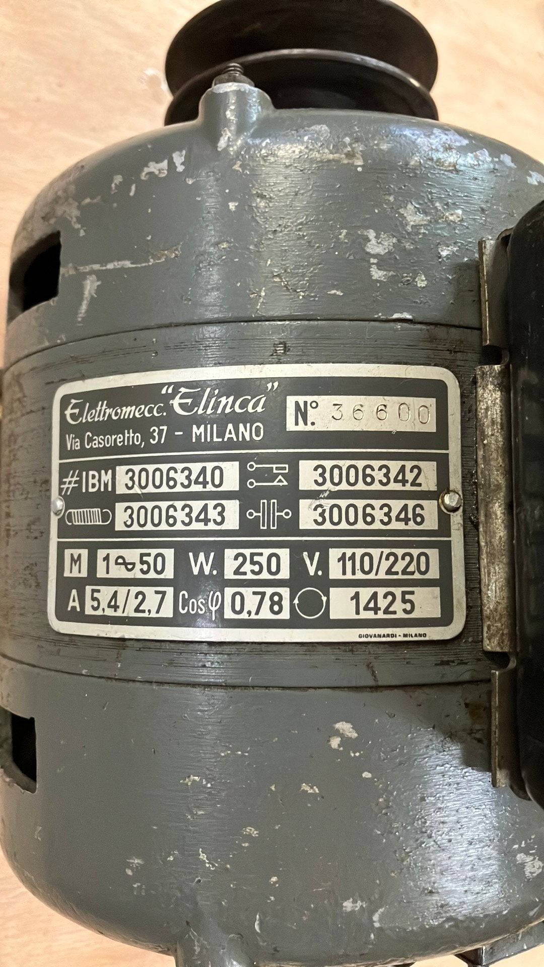 Moteur électrique, Bricolage & Construction, Enlèvement, Utilisé, Moteur électrique