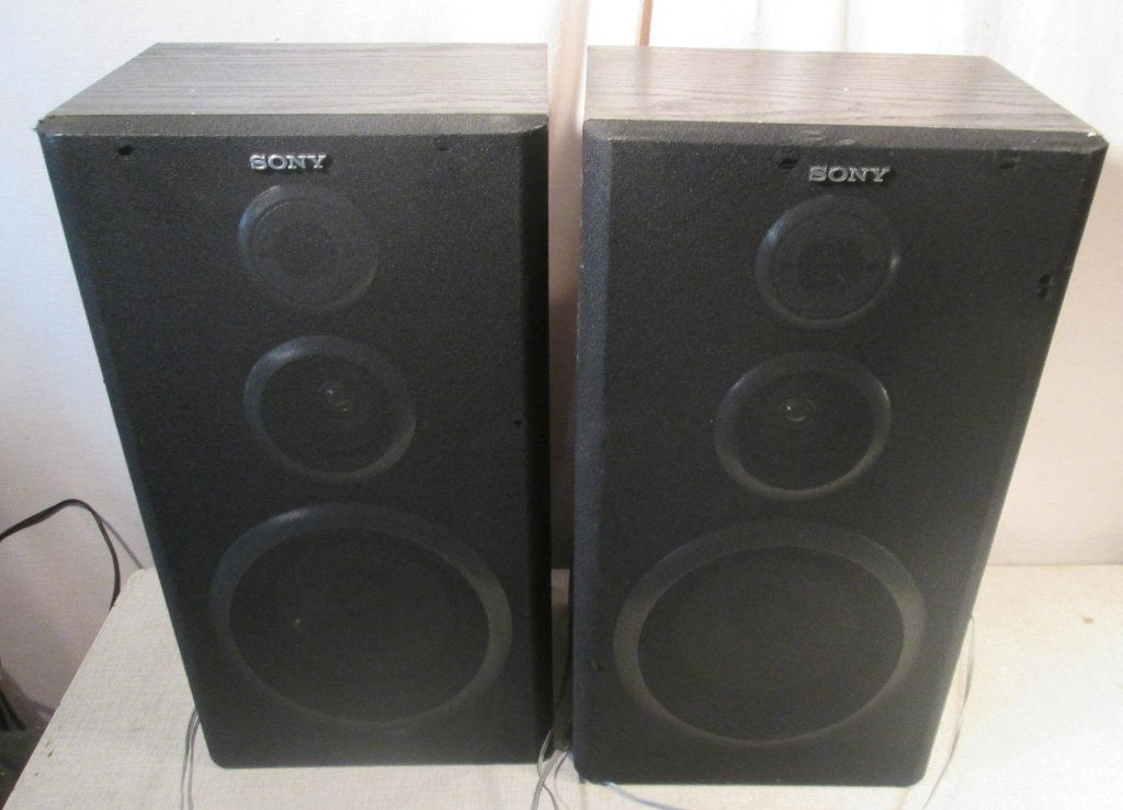 2 Prima Luidsprekers - Sony - 70 Watt, Audio, Tv en Foto, Luidsprekerboxen, Stereo speakers, Ophalen of Verzenden, Zo goed als nieuw
