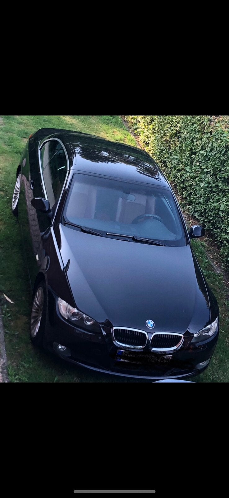 BMW 320i Cabrio, Auto's, Achterwielaandrijving, Cabriolet, Leder en Stof, Zwart