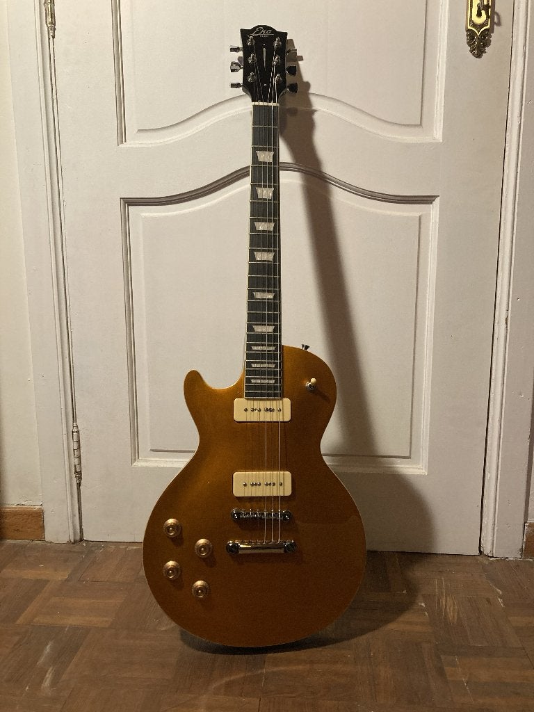 EKO VL480 P90 linkshandige elektrische gitaar, Muziek en Instrumenten, Ophalen of Verzenden, Gebruikt, Solid body, Overige merken