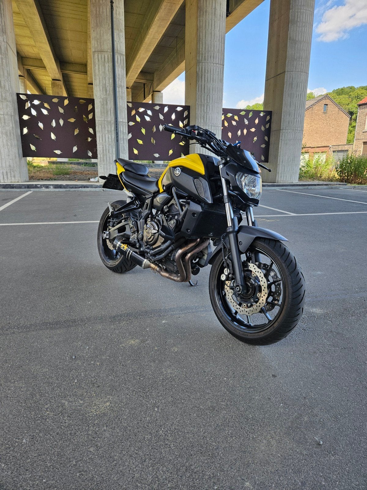 Yamaha MT-07, Particulier, Poignées chauffantes