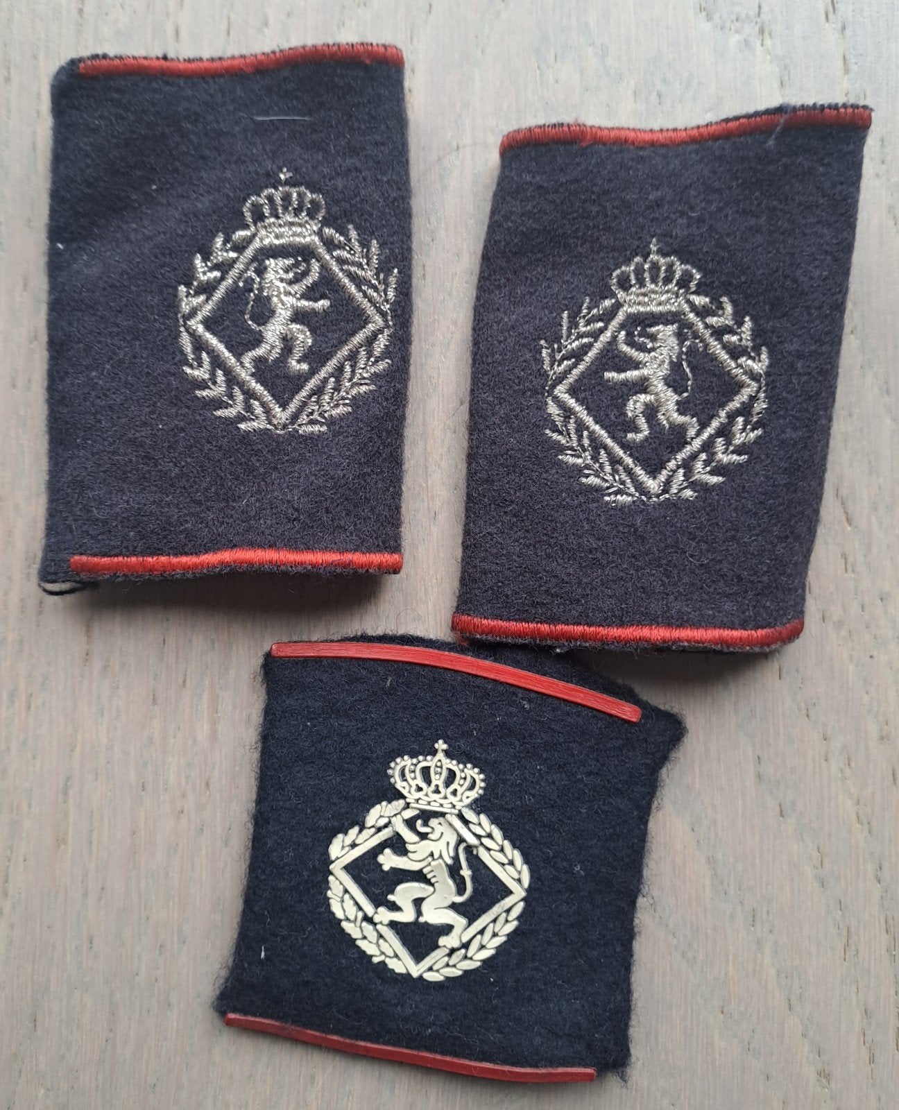 Schouderlussen Belgische Koninklijke Militaire School, Verzamelen, Ophalen of Verzenden