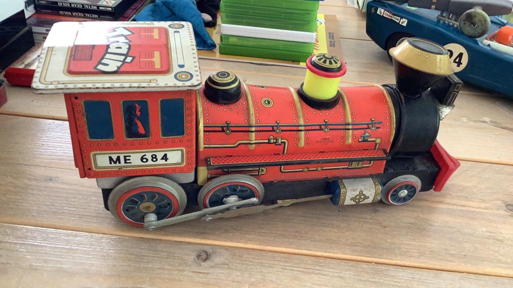 Vintage blikken trein - Jaren 70, Ophalen of Verzenden