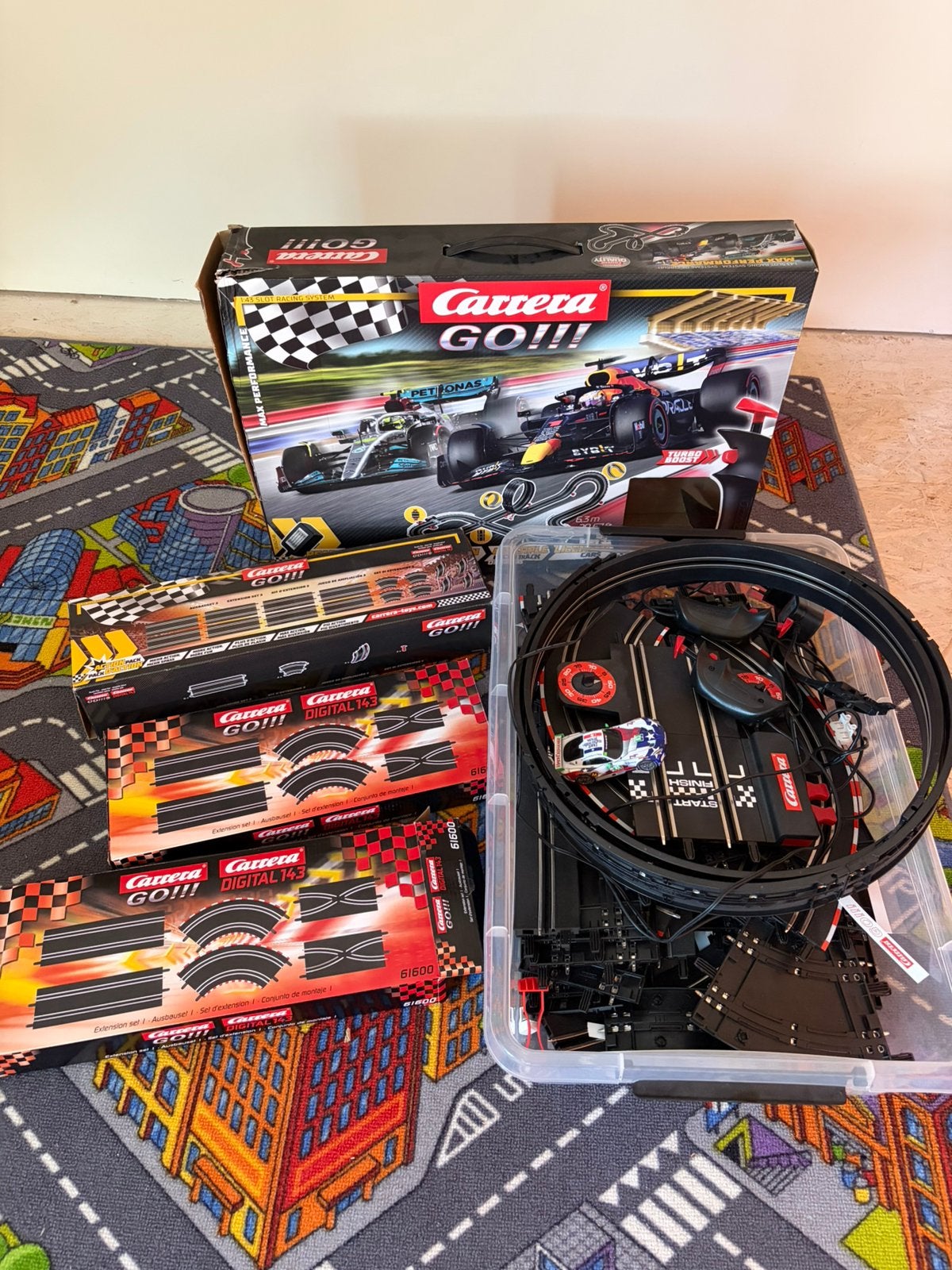 Carrera racebaan, Ophalen, Zo goed als nieuw, Racebaan, Carrera