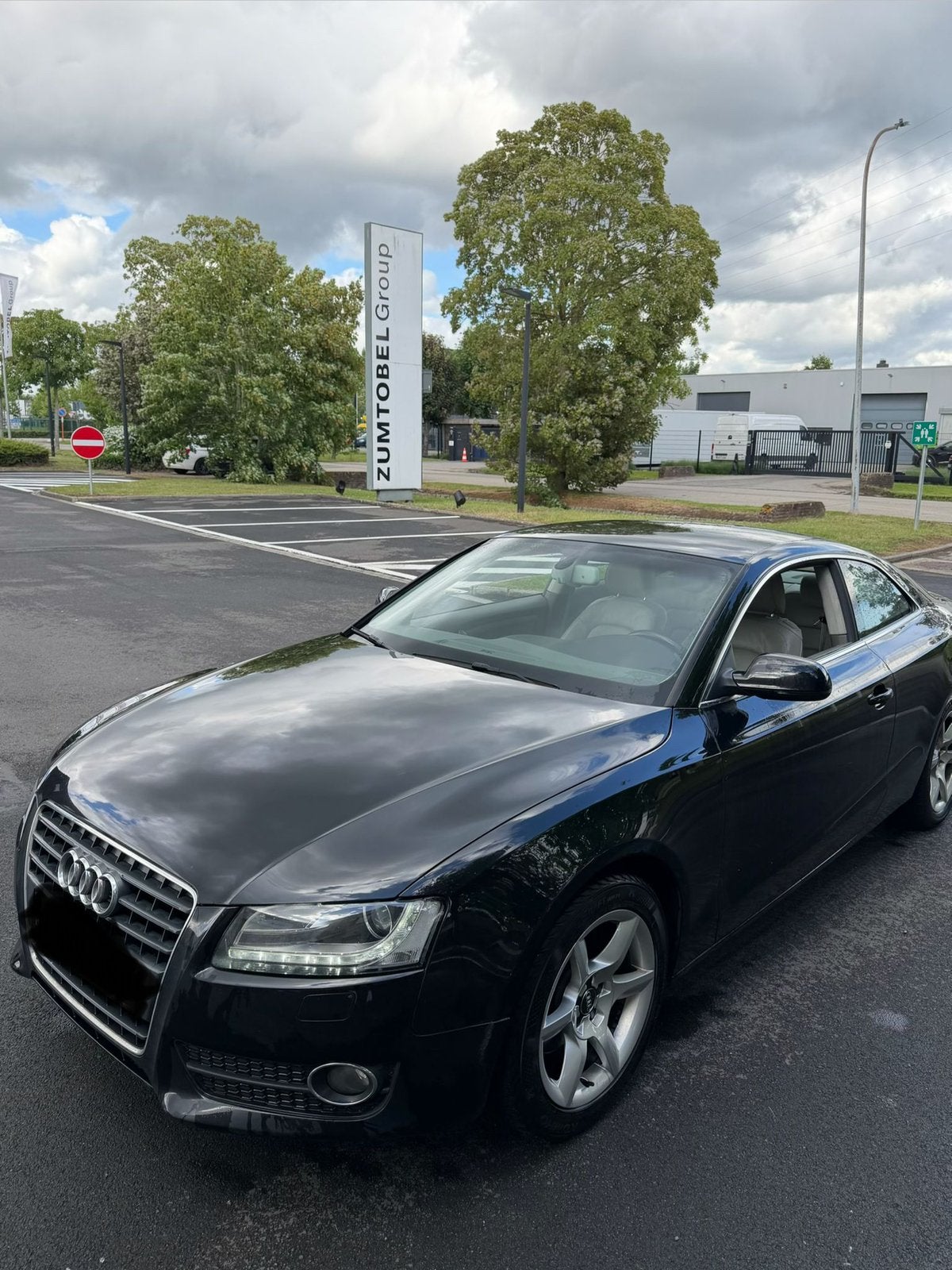 Audi a5 2.0 tdi diesel euro5, Auto's, Voorwielaandrijving, 4 cilinders, Leder, Grijs