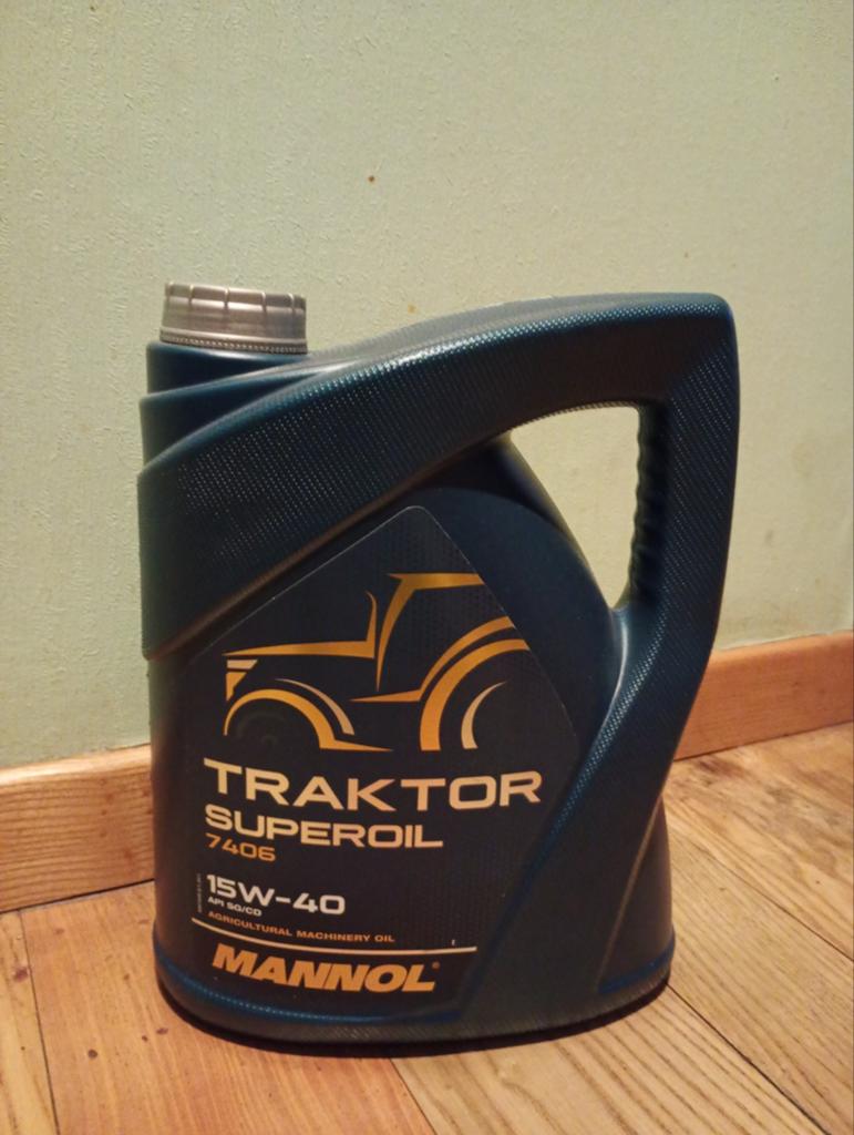 5L olie - Tractor superoil 15w40 -, Ophalen